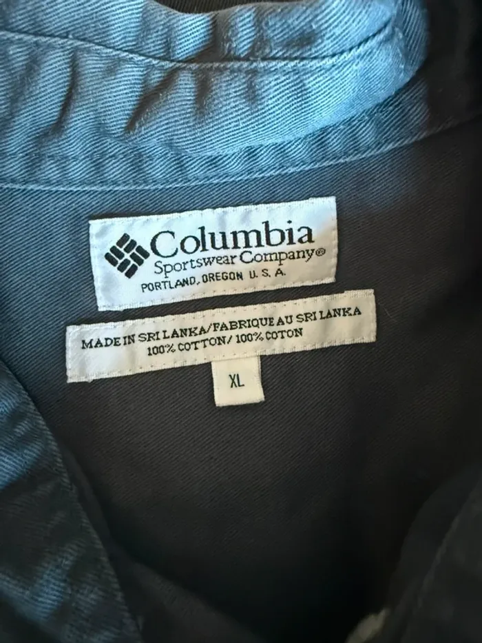 Chemise Colombia en bon état taille Xl gris - photo numéro 10
