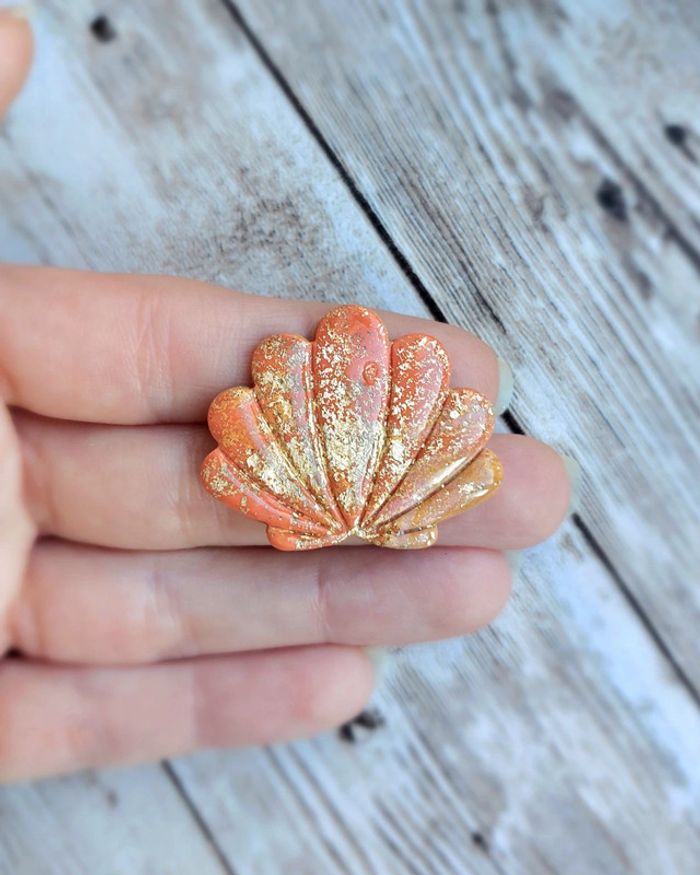 Broche coquillage