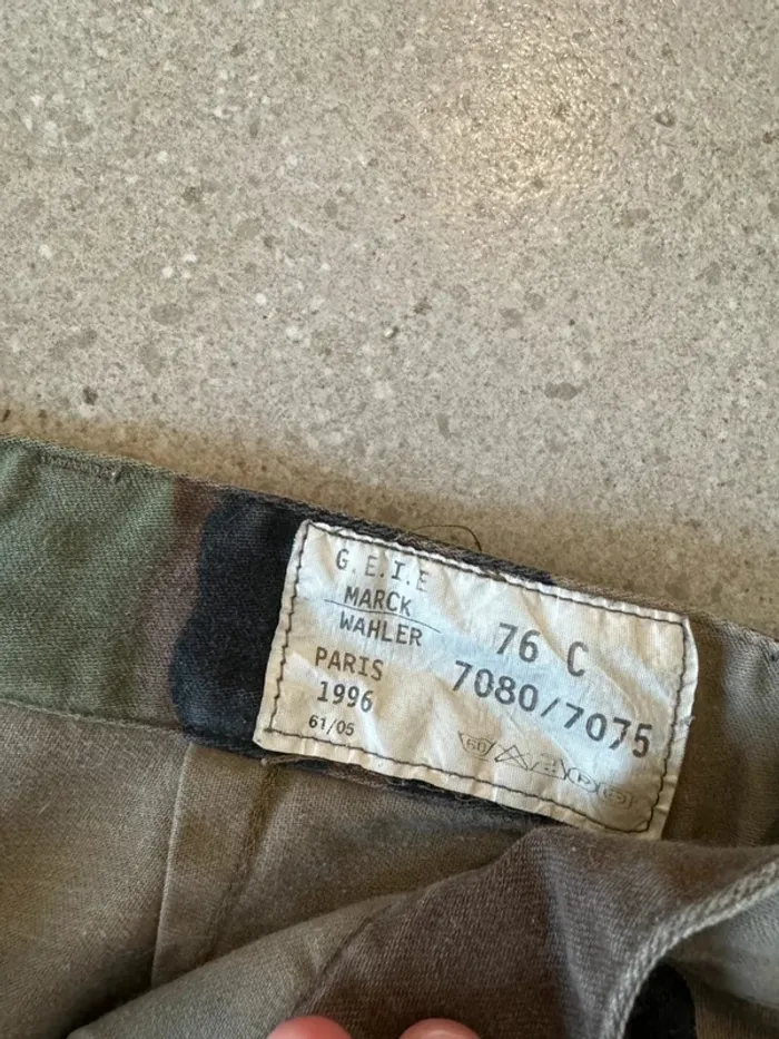 Pantalon kaki Marc Wahler paris 1996, très bon état, taille 36x85cm - photo numéro 2
