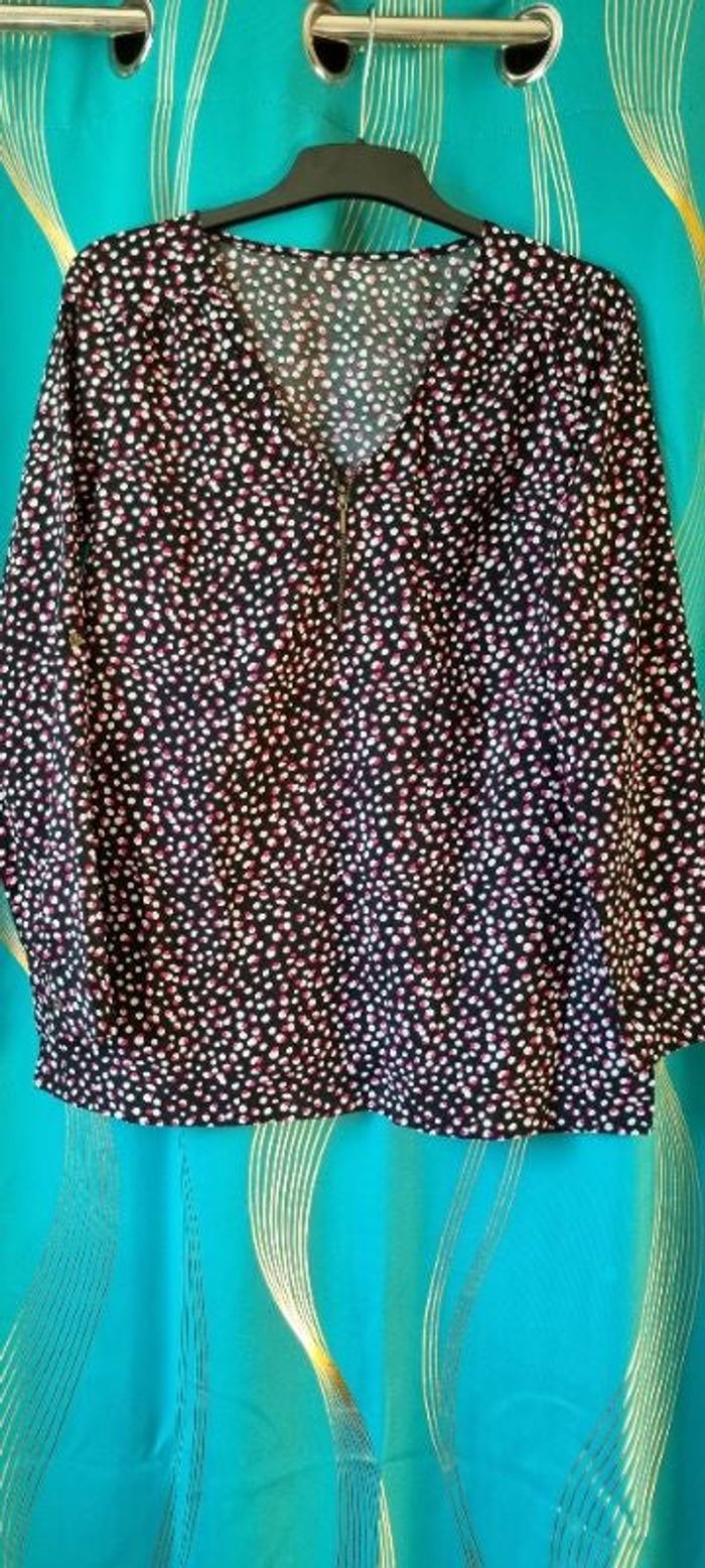 Blouse à pois T38/40