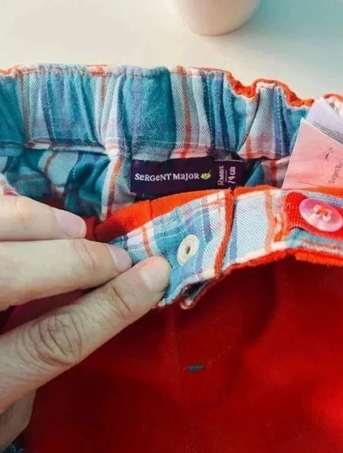 Très beau pantalon taille ajustable 12 mois sergent major - photo numéro 5