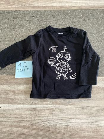 T-shirt manches longues 12 mois
