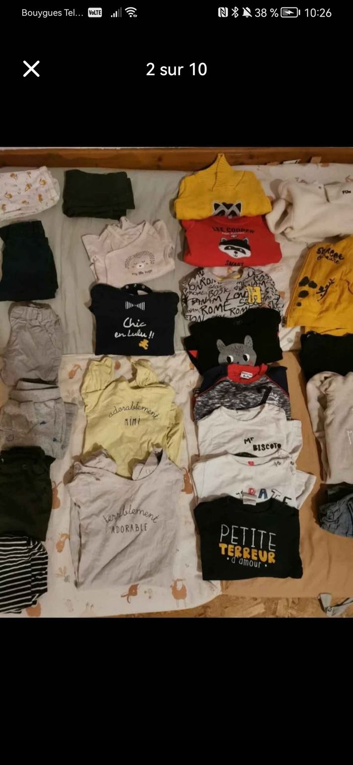 Lot vêtement taille 9 mois - photo numéro 8