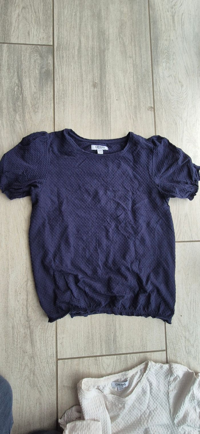 T-shirt basique fille 12 ans - photo numéro 3