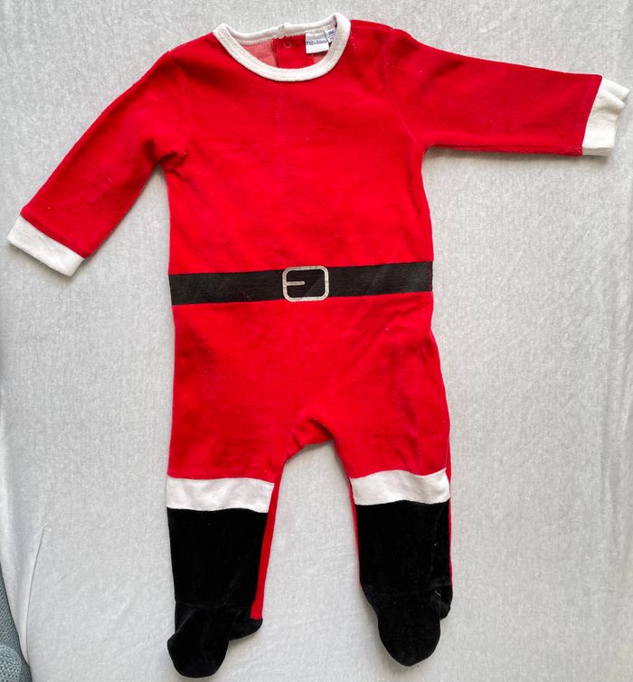 Dors bien / Grenouillère / Pyjama + Bonnet de Noël 71cm 9m