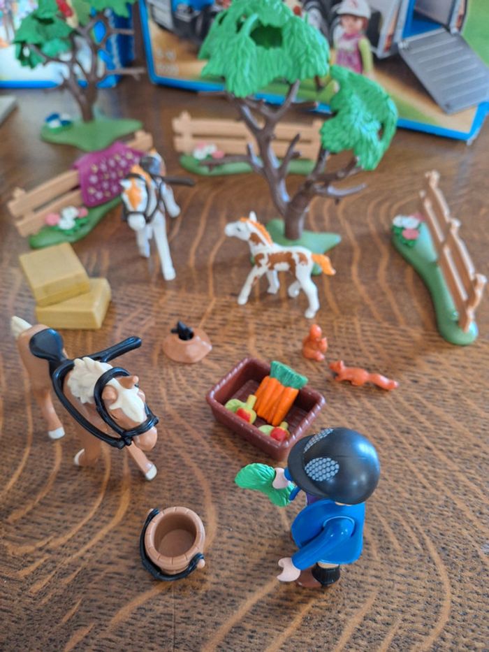 Playmobil lot centre équestre haras poneys - photo numéro 5