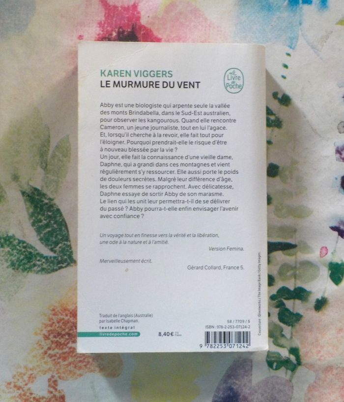 LE MURMURE DU VENT de Karen VIGGERS Ed. Le Livre de Poche - photo numéro 3