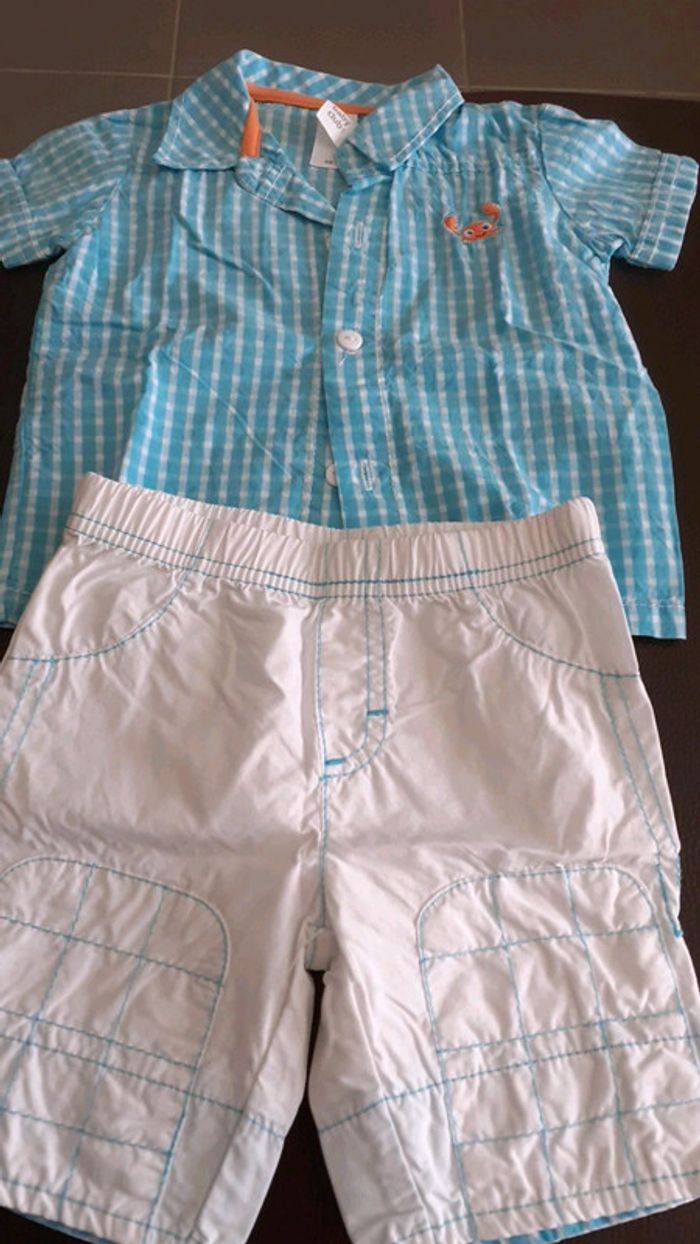 Ensemble short chemise