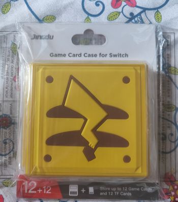 Boîtier de rangement Pikachu pour 12 jeux switch