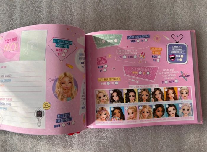 Lot topmodel créatif mode dessin livre d'amis anniversaire fille - photo numéro 10