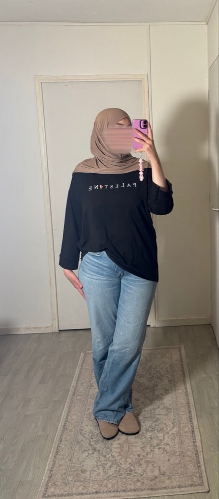 Pull Palestine Brodé - photo numéro 2