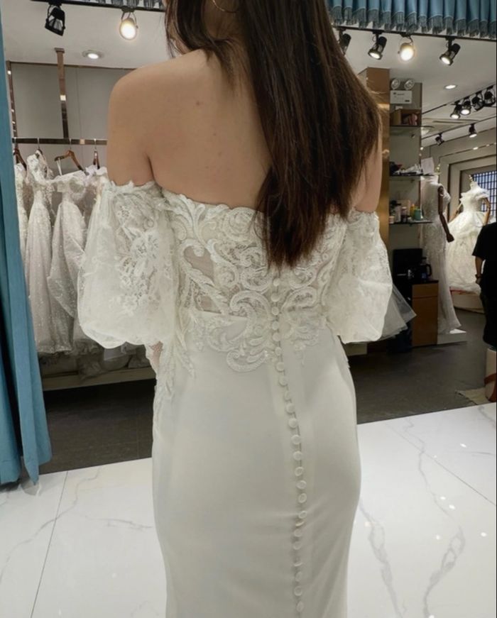 Robe de mariée bustier sirène avec traîne T34 XS - photo numéro 4