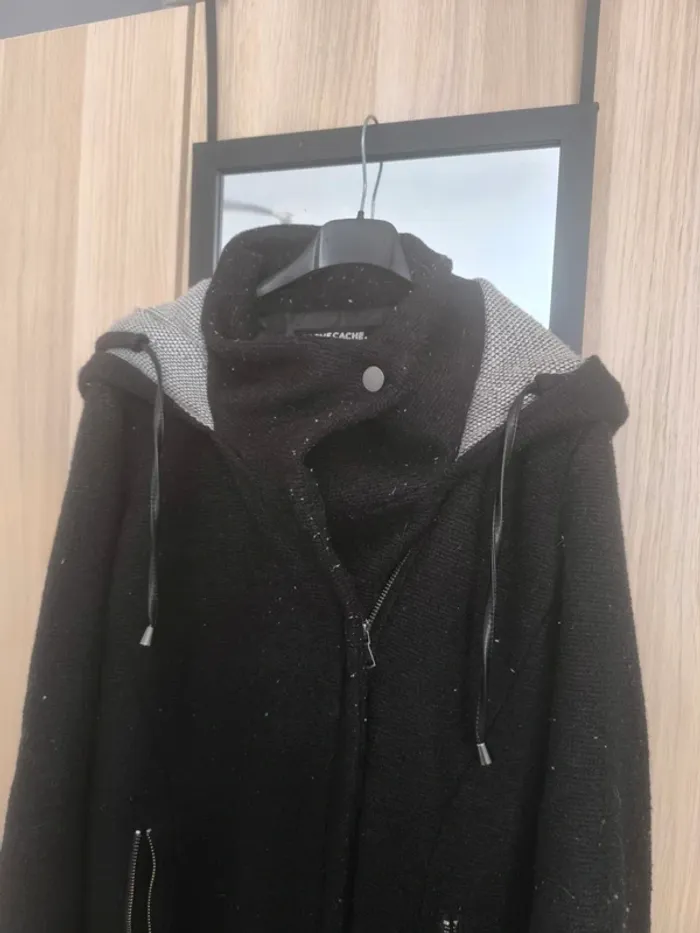 Blouson long, épais noir (42) - photo numéro 5
