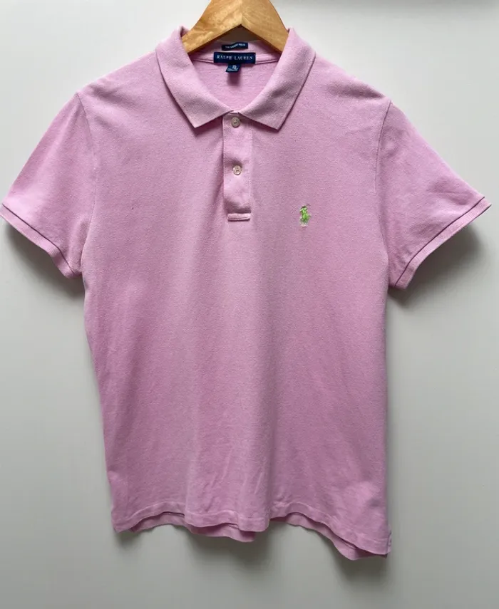Polo Ralph Lauren pink logo green Skinny Womens XL