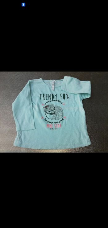 Tee-shirt manches longues bleu
Renard
12 mois fille
Miss Cutie