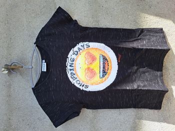 T-shirt émoji réversible