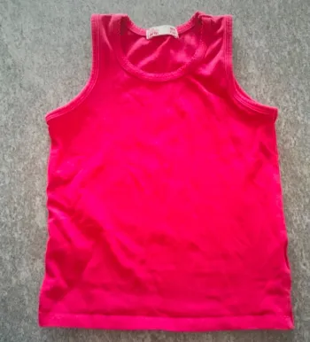 Débardeur rose bébé fille 18 mois