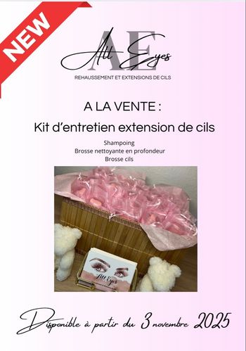 Kit d’entretien extensions de cils