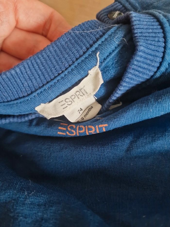Sweat et pantalon esprit tbe comme neuf 12 mois 74cm - photo numéro 3