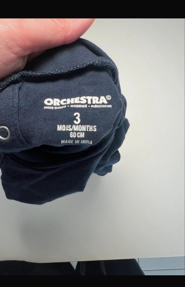 👕 Lot de 2 cols roulés bébé (bleu marine & blanc) - photo numéro 3