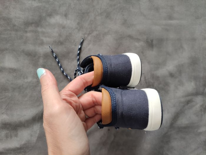Chaussures baskets bébé garçon taille 20 neuves saxo blues - photo numéro 4