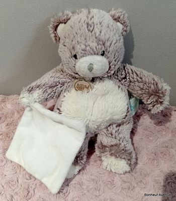 Doudou nounours tout doux de marque Baby Nat'