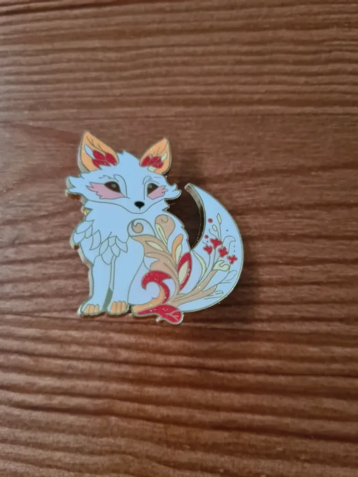 Superbe broche renard kawaii