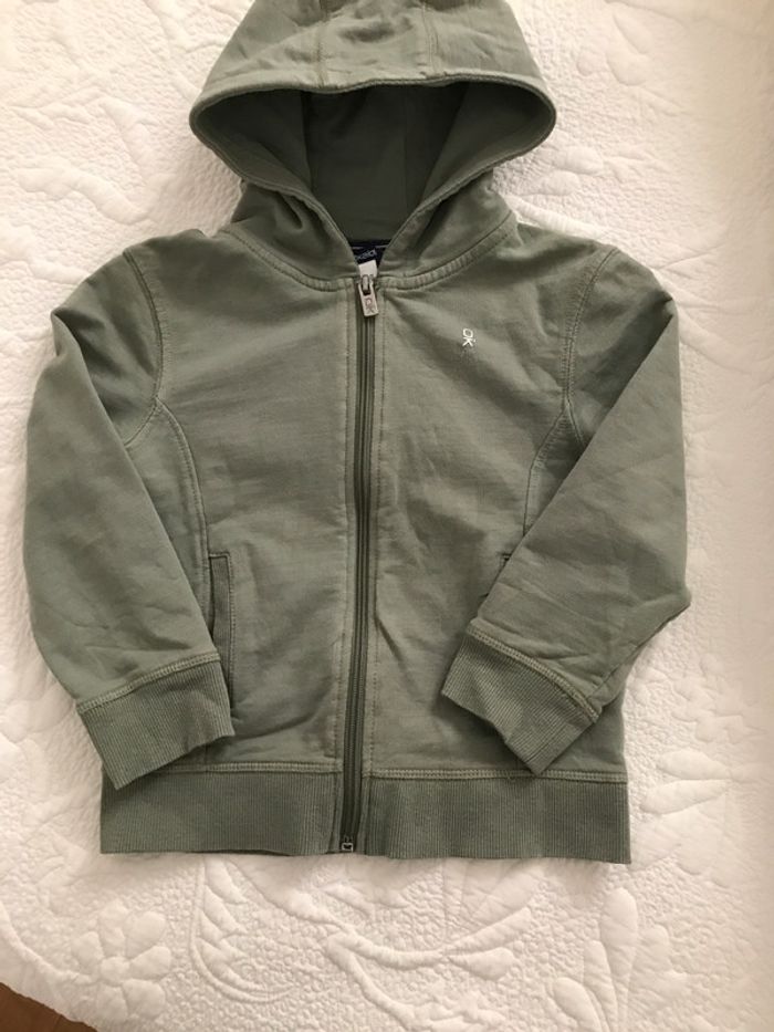 Veste à capuche 6 Ans Vert sapin