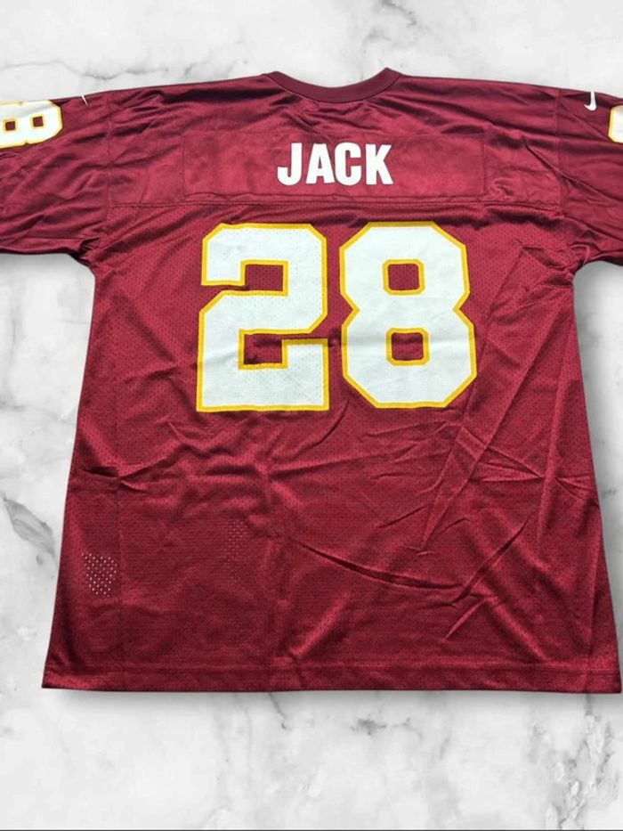 Maillot Vintage Nike Washington Redskins #28 “jack” - NFL Football taille L - photo numéro 2