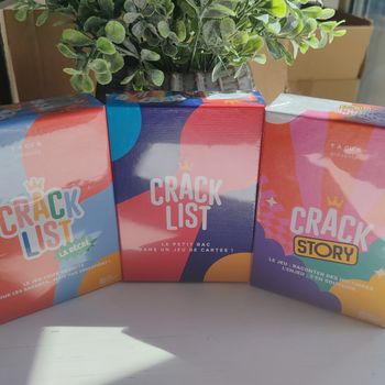 🔠 Lot de 3 jeux Crack List (Neufs) 🔠