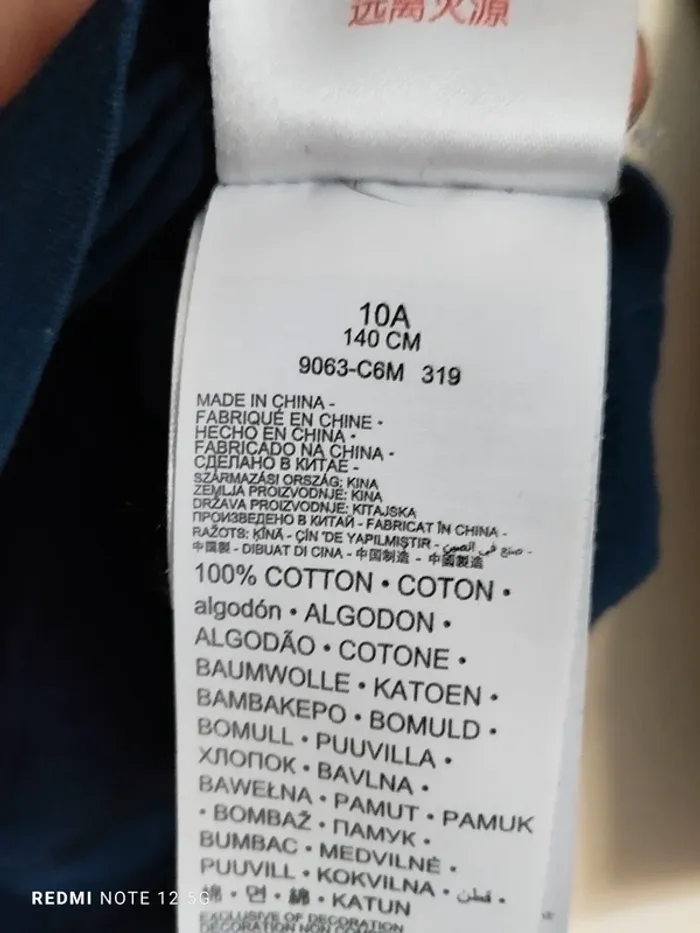 Maillot manches longues Levi's taille 10 ans - photo numéro 8