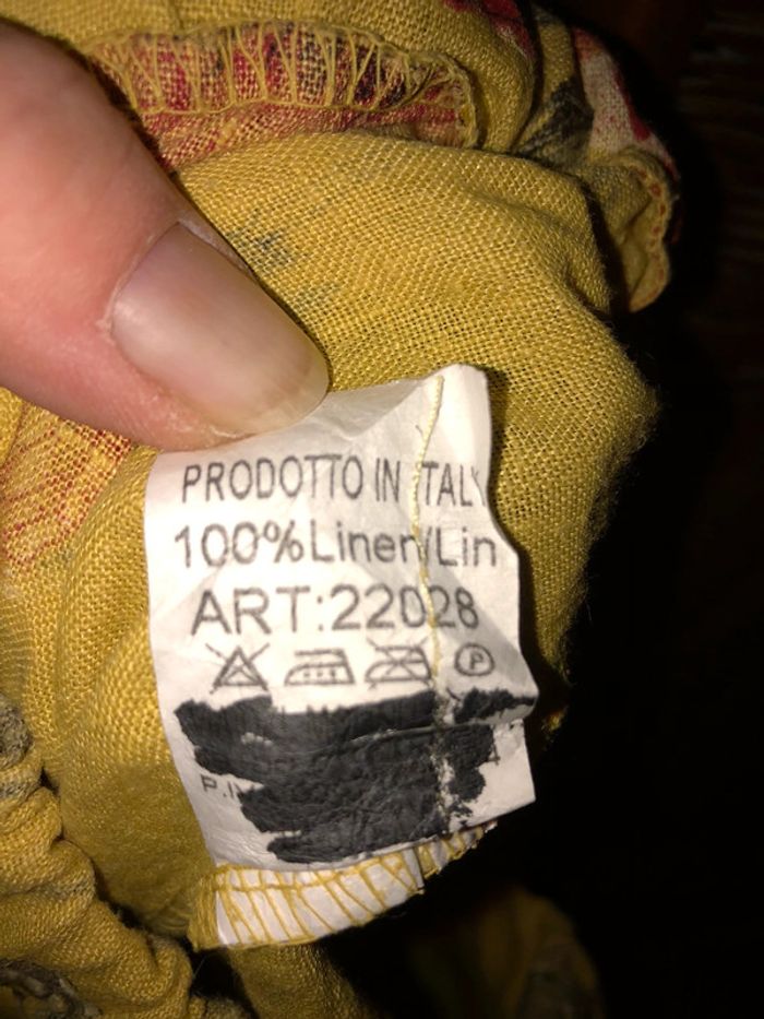 Pantalon en lin taille unique - photo numéro 4