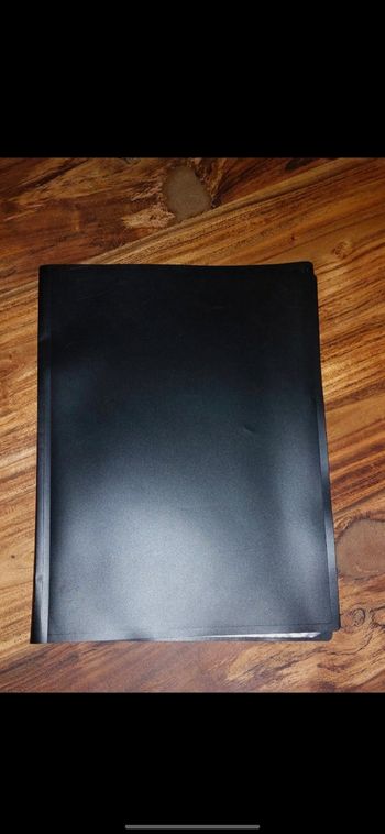 Farde pochettes plastiques