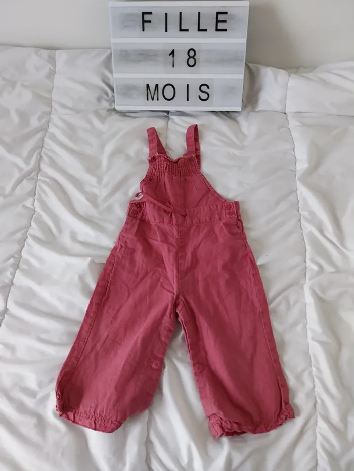 Salopette fille 18 mois