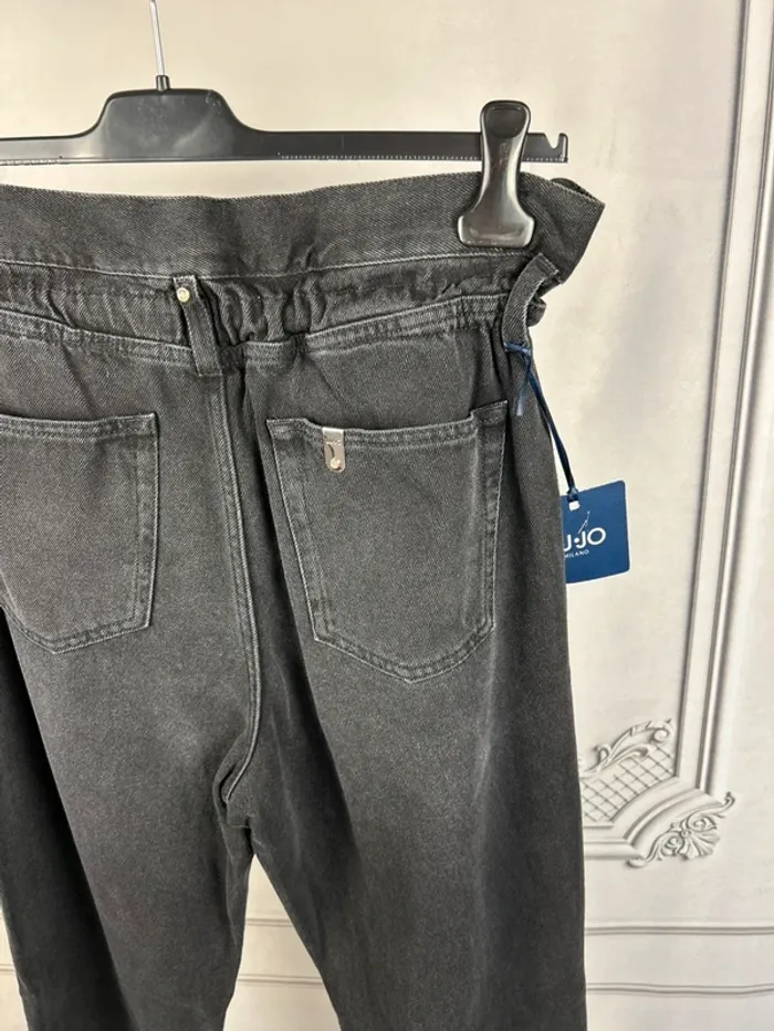 Jean gris/noir LiuJo taille haute W30 Neuf - photo numéro 6