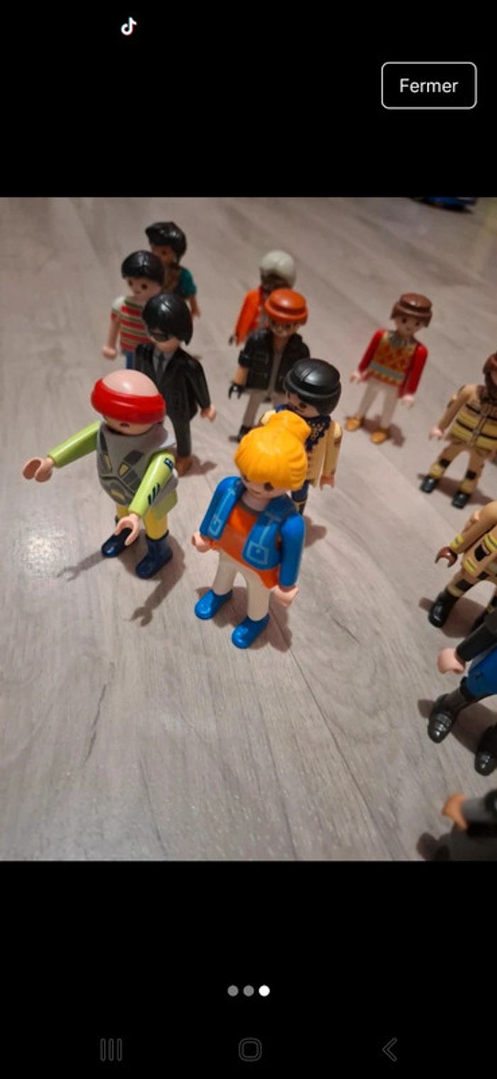 Lot de 15 personnages playmobil - photo numéro 3