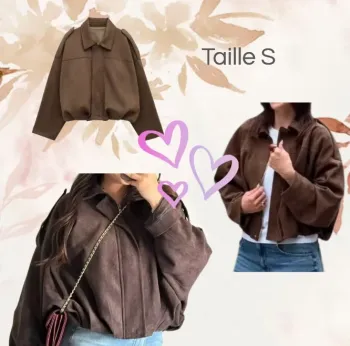 🍁 Magnifique veste marron mi-saison Taille S
