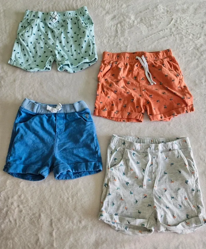 Lot de 4 shorts 23 mois 86cm obaïbi