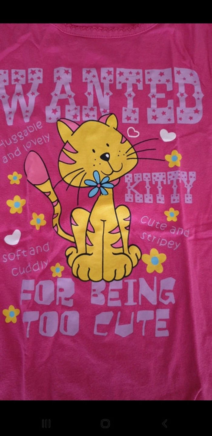 T-shirt long fille 4 ans - photo numéro 2