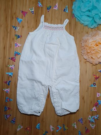Salopette Velours Côtelé taille 9 mois 71 cm Bout'chou