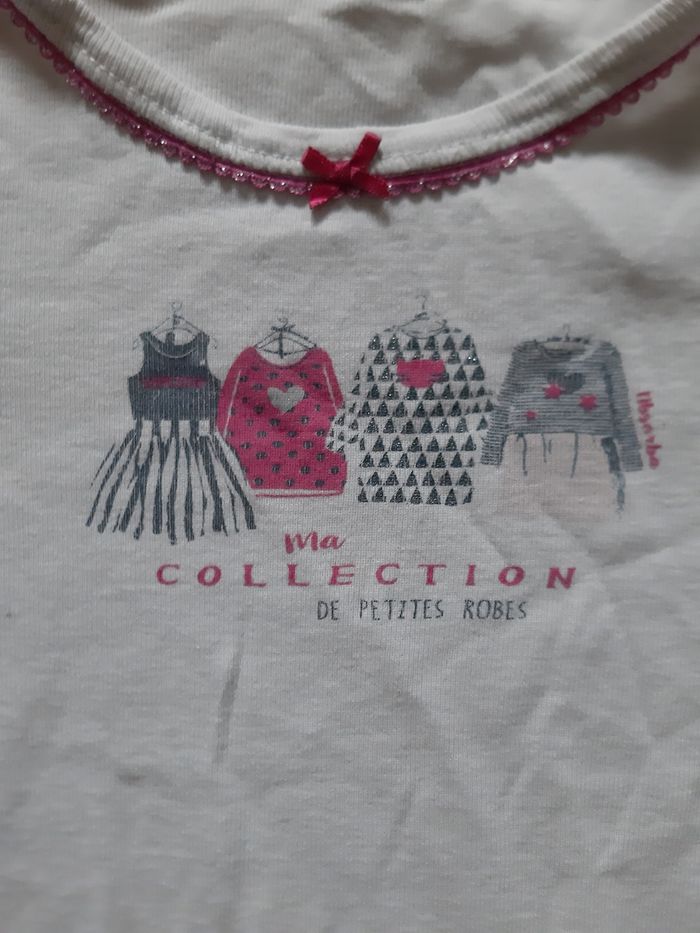 4 maillots de corps manches courtes fille (en lot ou à l'unité) - absorba - 2 ans - 92 cm - photo numéro 4