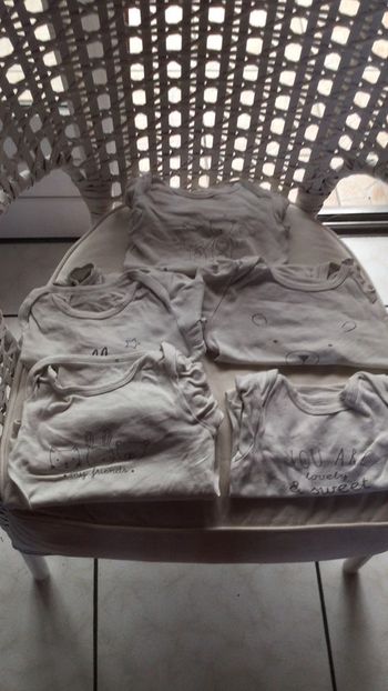 Lot de 5 bodies manches longues