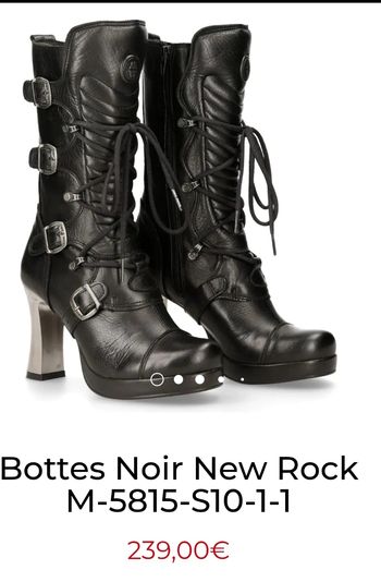 Botte new rock neuve