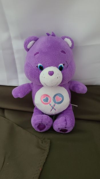 Doudou peluche HASBRO BISOUNOURS CARE BEARS TOUCALIN