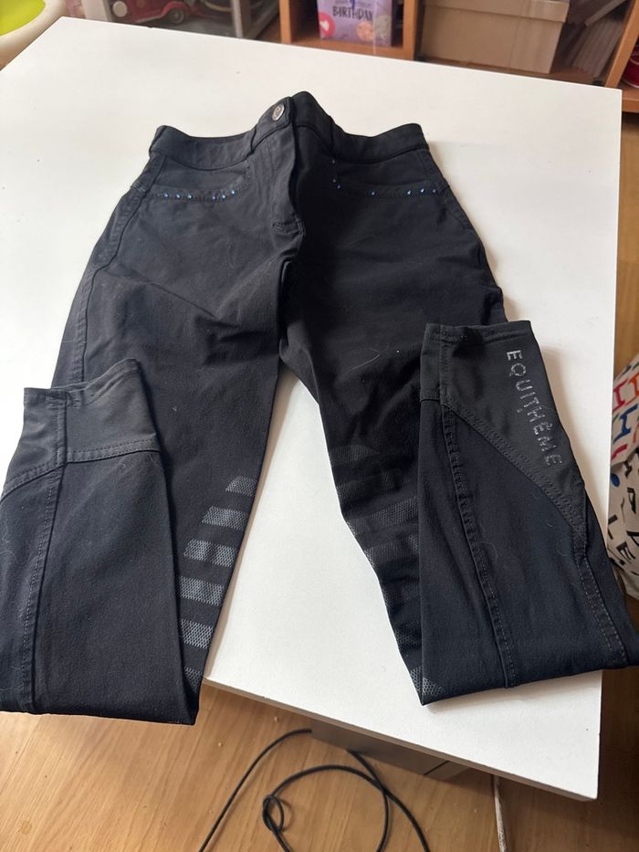 Pantalon équitation à - photo numéro 1
