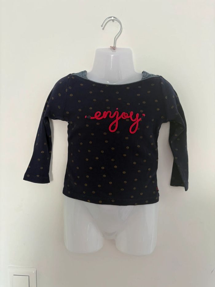 T-shirt manches longues Okaïdi - Taille 23 mois (86 cm)