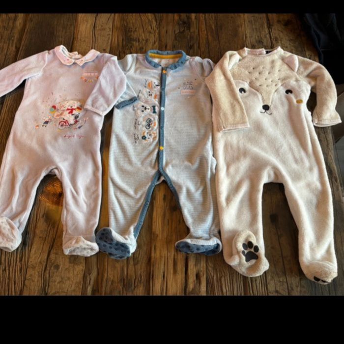 Lot pyjama sergent major 12 mois Pamela