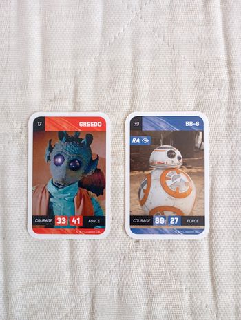 Lot de 2 cartes Star Wars Leclerc 2018