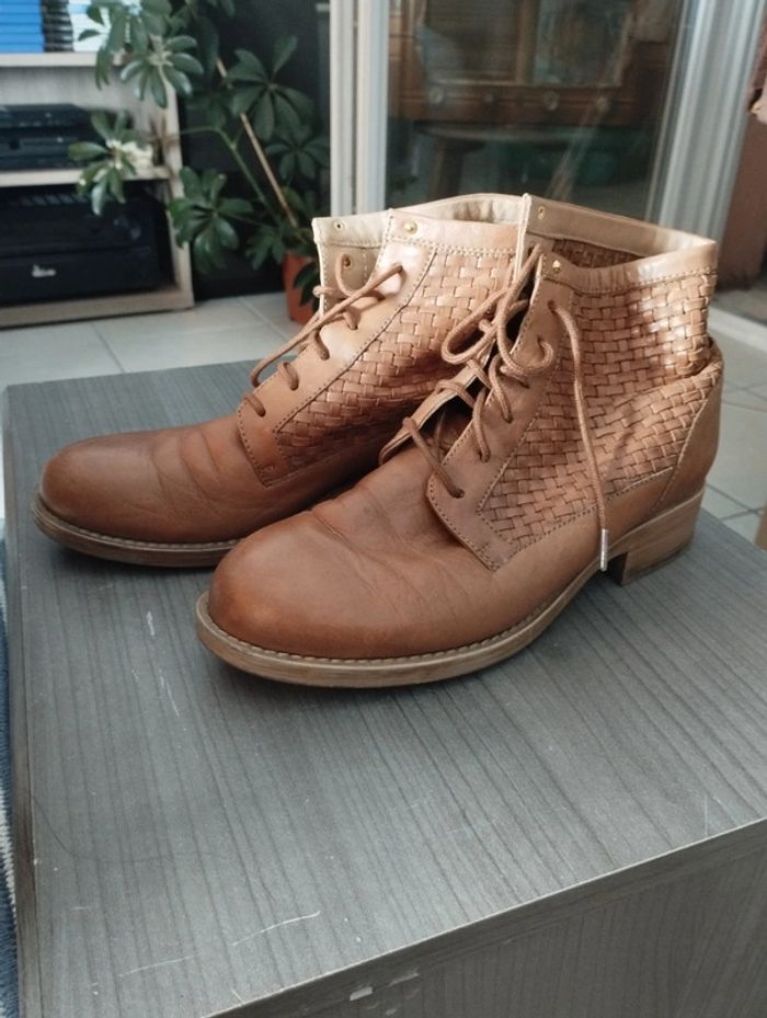 Bottines marron - photo numéro 2