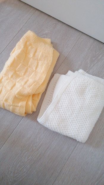Lot de 2 couvertures bébé